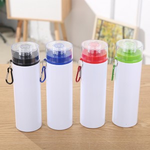 Factory Wholesale Cheap 750 ml Customized Sublimation Aluminum Sports Water Bottle With kid Lid