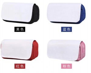 Student Kids Sublimation Blanks Polyester Portable Lunch Tote Bag School Bag for Sublimation With Zipper Flap