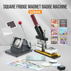 50*50mm Square Fridge Magnets Badge Making Mach...