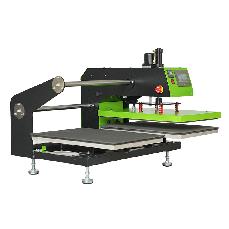 Auplex New Products Upper Heating Plate Moving Hydraulic Electric System Fully Automatic Heat Press Machine