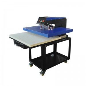 Upgraded Large Format Pneumatic 60x80cm/80x100cm Big Size Automatic Heat Press for T-shirt Printing