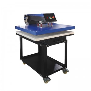 Upgraded Large Format Pneumatic 60x80cm/80x100cm Big Size Automatic Heat Press for T-shirt Printing