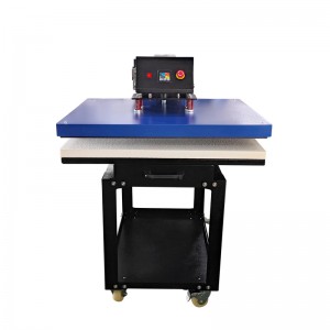 Upgraded Large Format Pneumatic 60x80cm/80x100cm Big Size Automatic Heat Press for T-shirt Printing