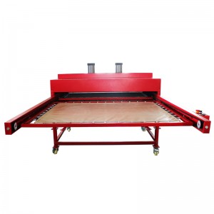 Large Format Pneumatic Auto Open Heat Press Flatbed Printing Machine Double Station Heat Press