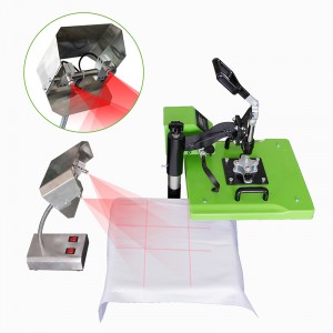 Laser Red Light Pointer Laser Positioning for Heat Press, Pneumatic Heat Press with Laser Alignment